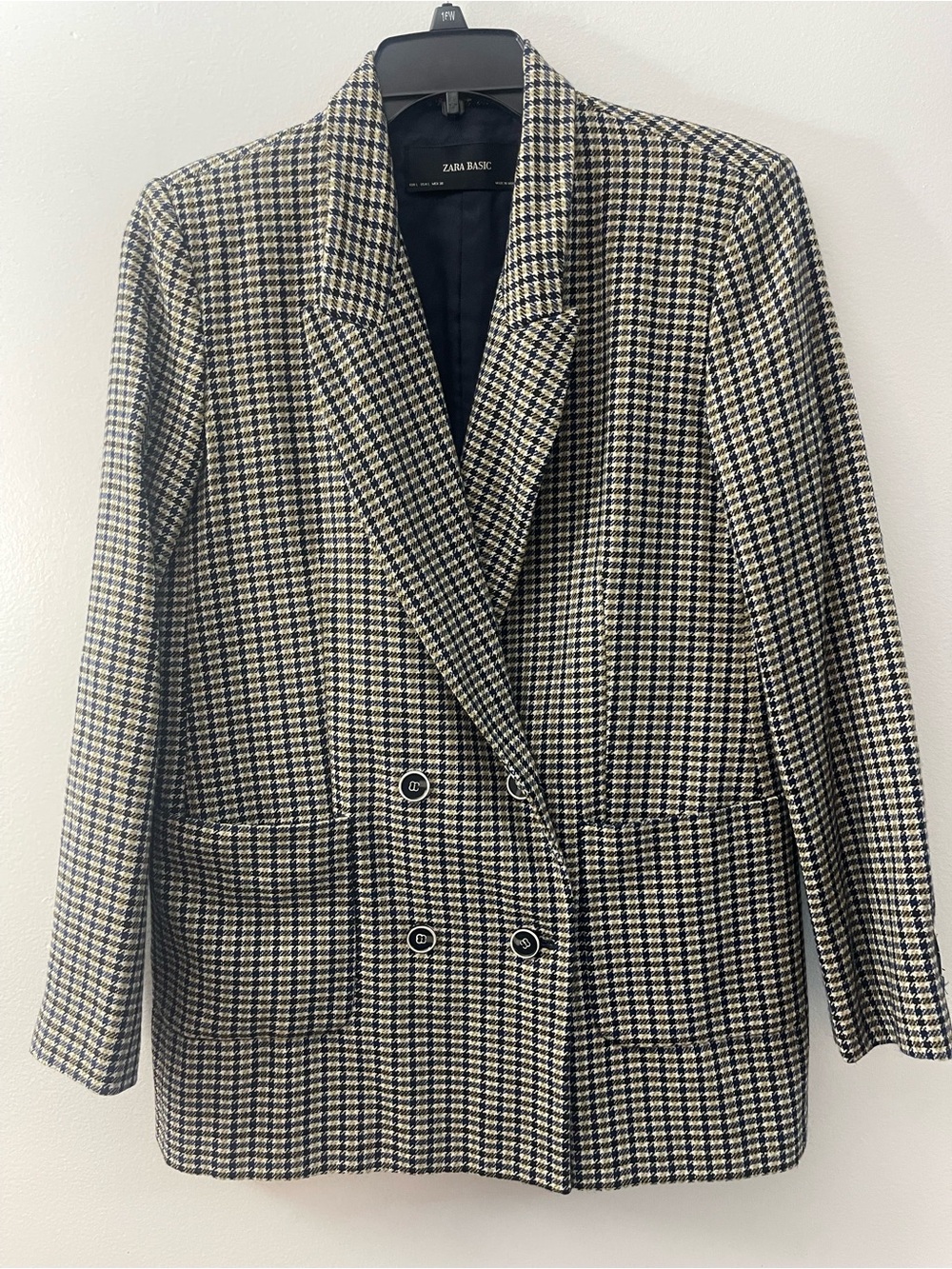 Brand new Zara Women's Houndstooth Double-Breasted Blazer